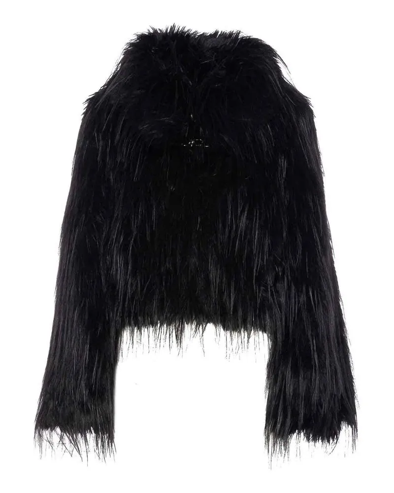 Pinko Kurzer Mantel - Schwarz Schwarz