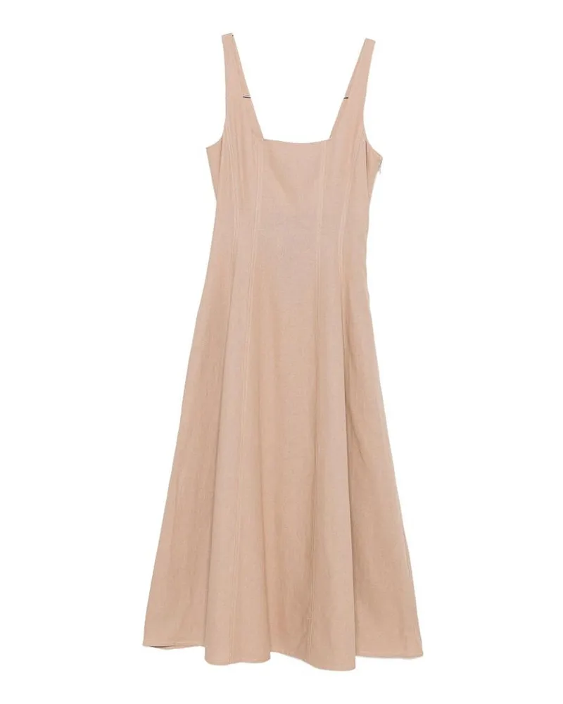 Twin-Set Knielanges Kleid - Beige Beige
