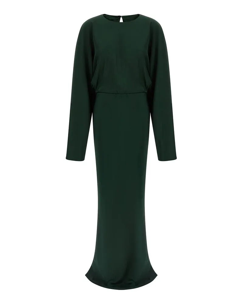 Norma Kamali Knielanges Kleid - Grün Grün
