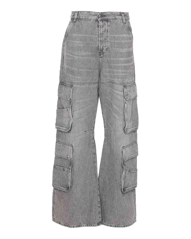 Diesel Bootcut Jeans - Grau Grau
