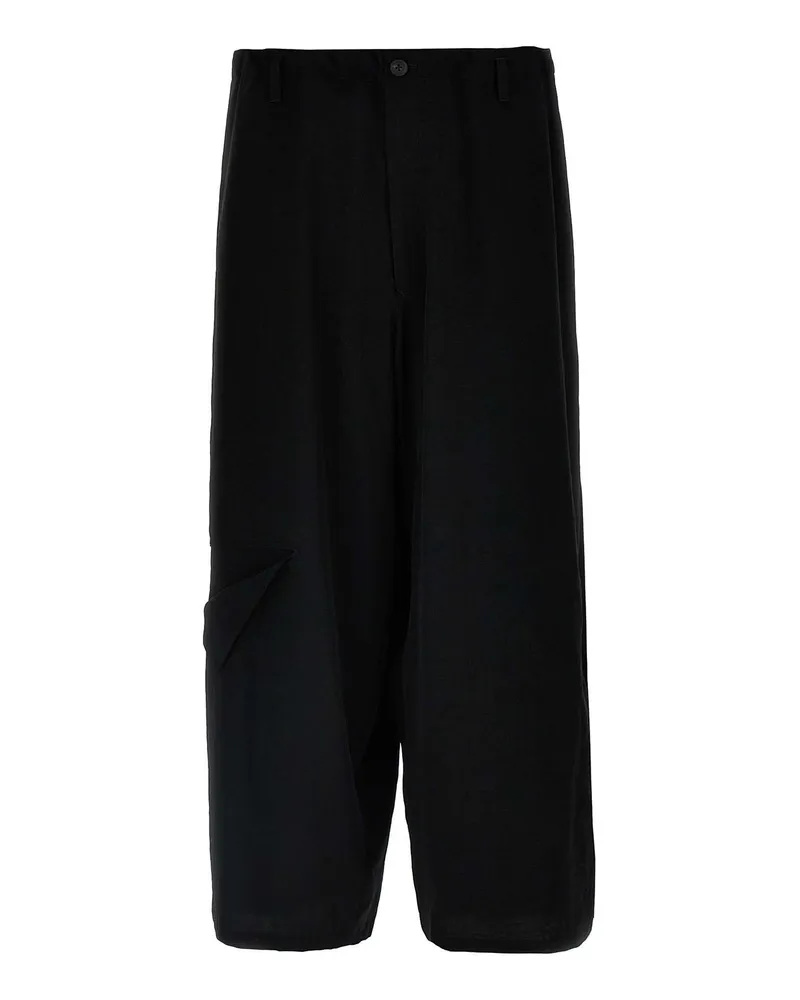 Yohji Yamamoto Casual Hose - Schwarz Schwarz