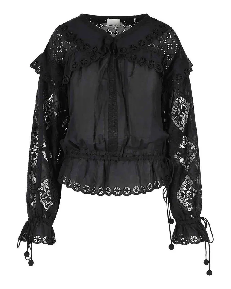 Isabel Marant Bluse - Schwarz Schwarz