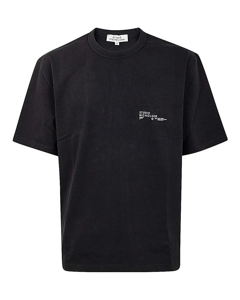 Studio Nicholson T-Shirt - Schwarz Schwarz
