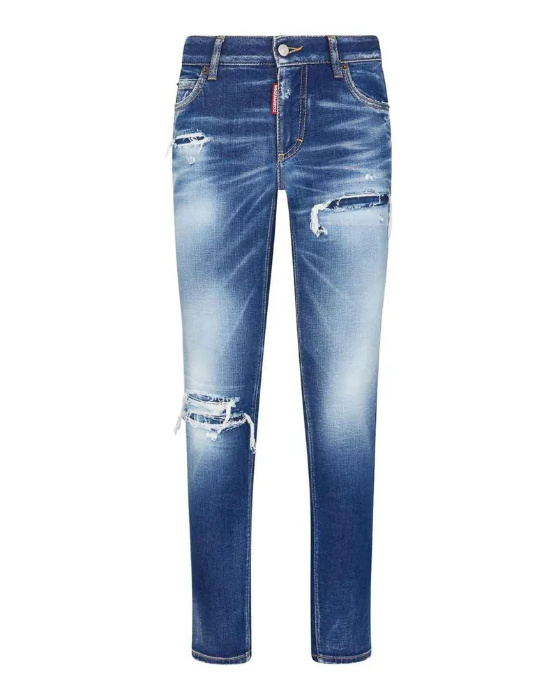 Dsquared2 Straight Leg Jeans - Blau Blau