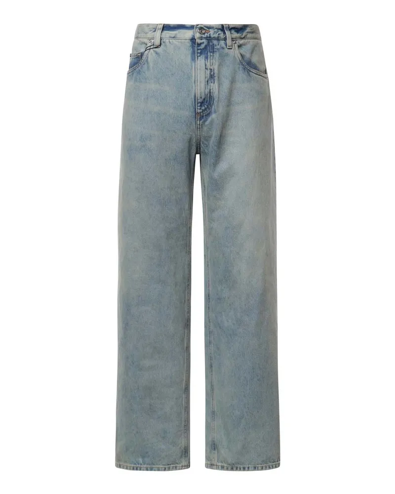 Dolce & Gabbana Straight Leg Jeans - Hellblau Hellblau