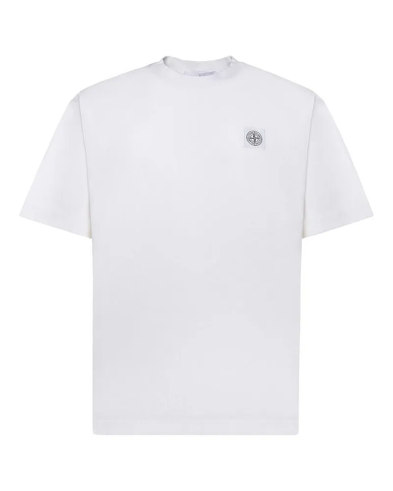 Stone Island T-Shirt - Weiß Weiß