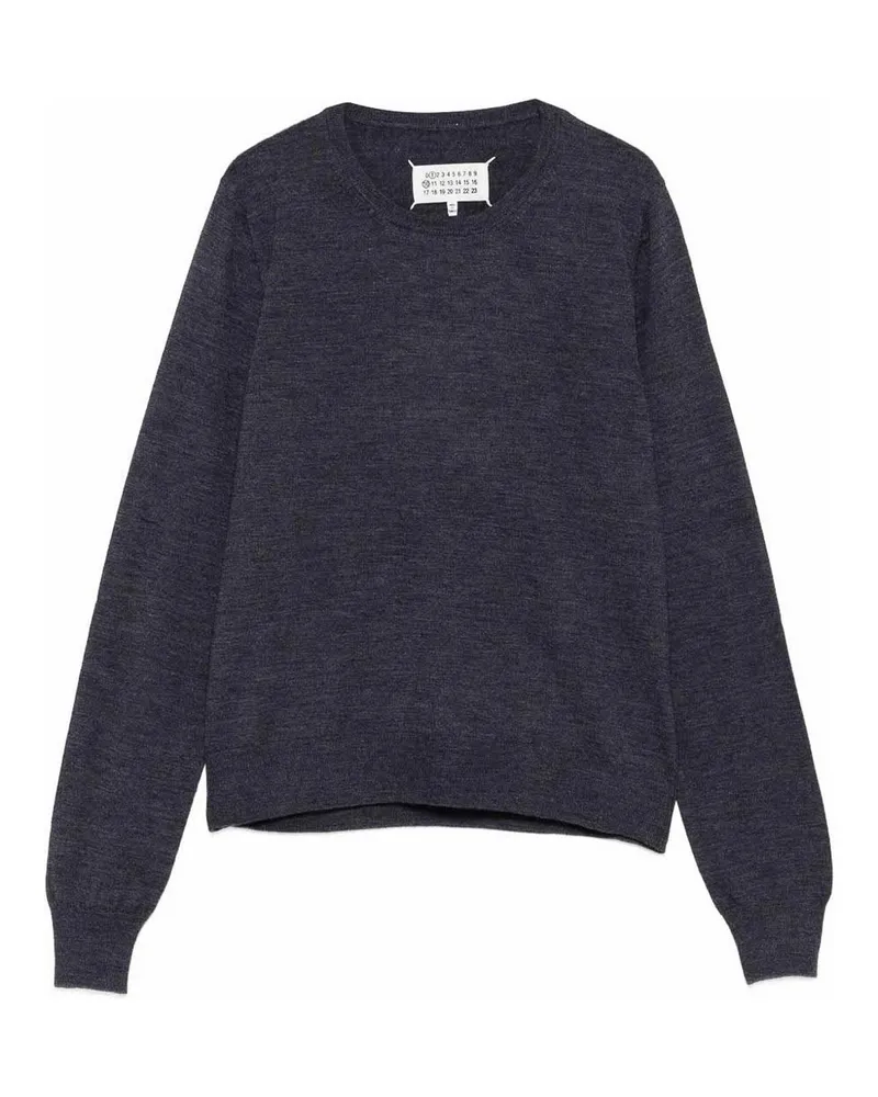 Maison Margiela Rundhalspullover - Blau Blau