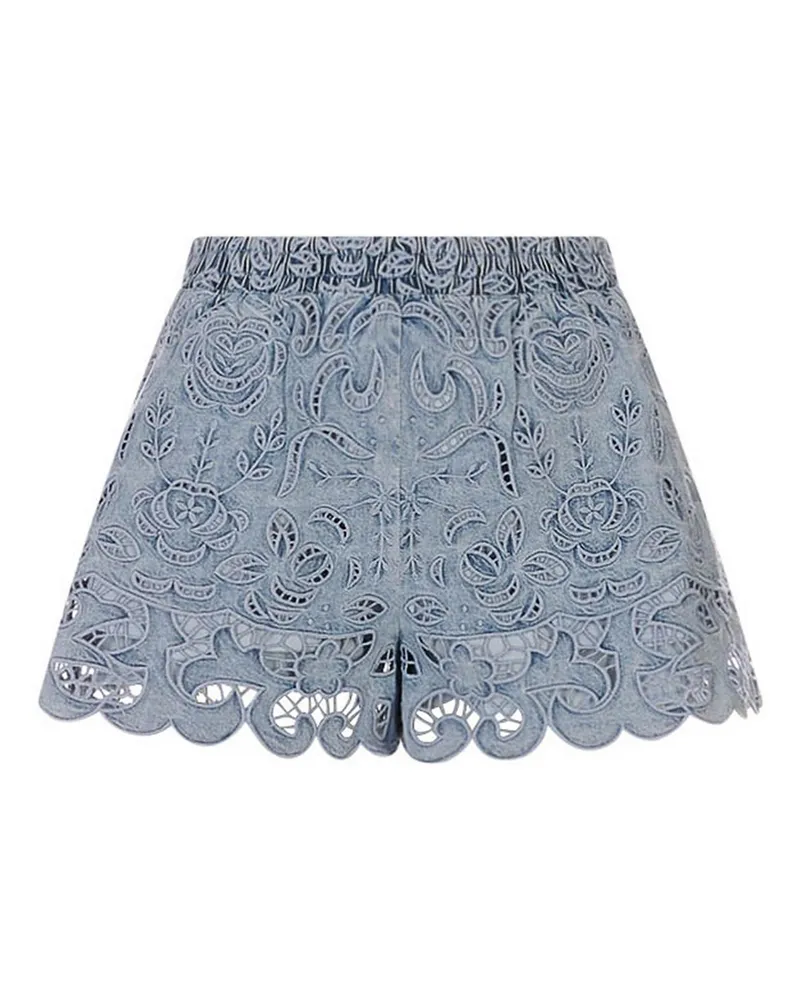 Alice + Olivia Straight Leg Jeans - Blau Blau