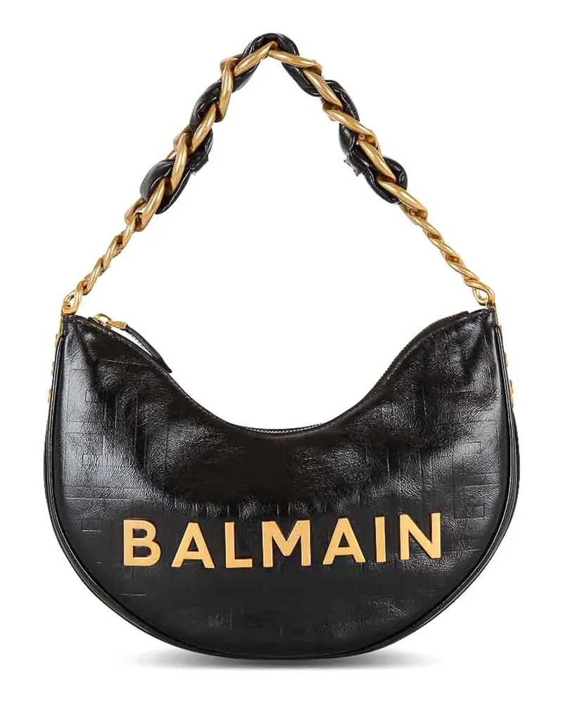 Balmain Schultertasche - Schwarz Schwarz
