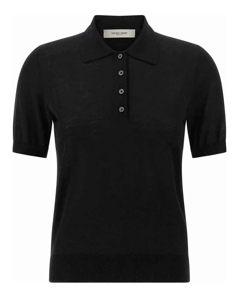 Golden Goose Poloshirt - Schwarz Schwarz