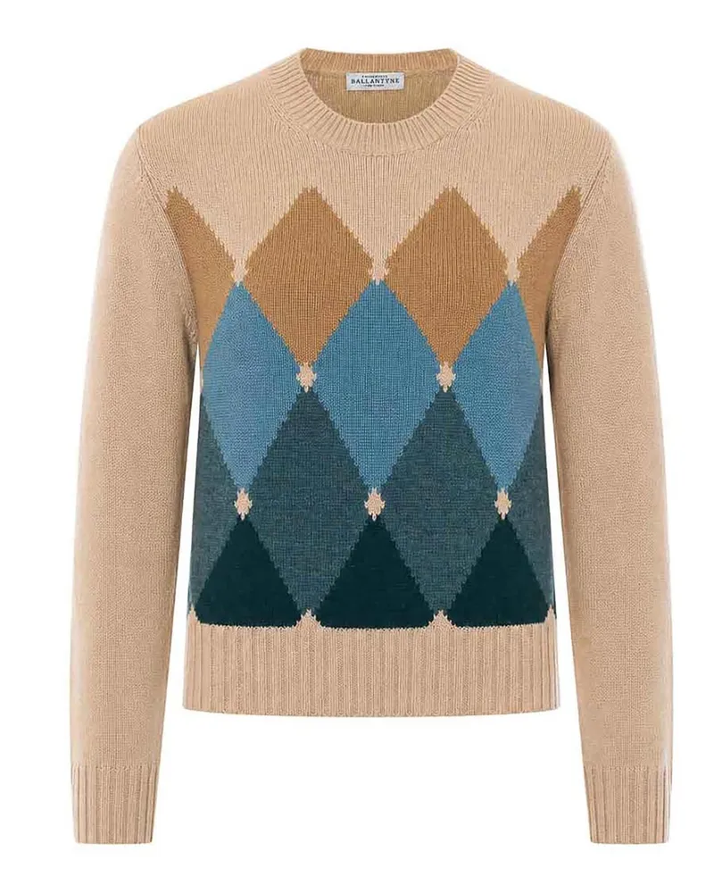 Ballantyne Rundhalspullover - Beige Beige