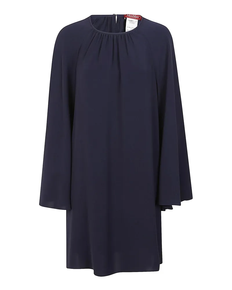 Max Mara Knielanges Kleid - Blau Blau
