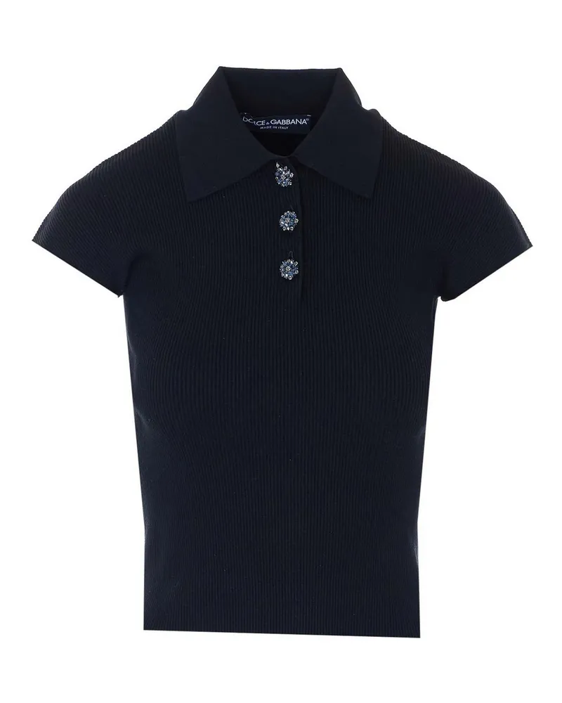 Dolce & Gabbana Poloshirt - Schwarz Schwarz