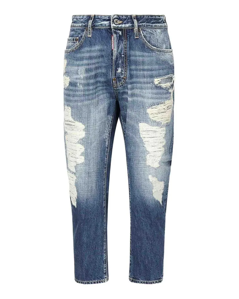 Dsquared2 Straight Leg Jeans - Blau Blau