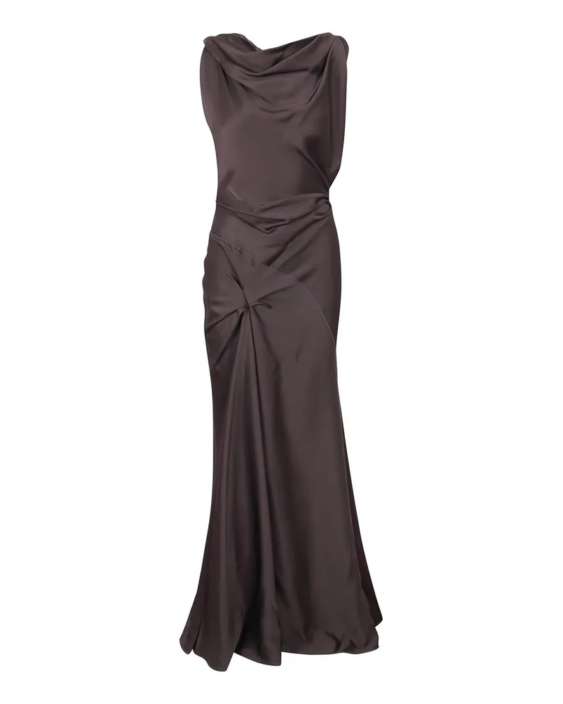 Victoria Beckham Abendkleid - Grau Grau
