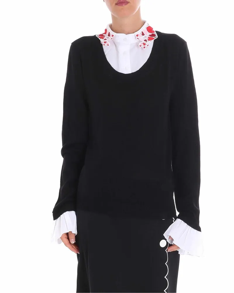 Vivetta Rollkragenpullover - Schwarz Schwarz