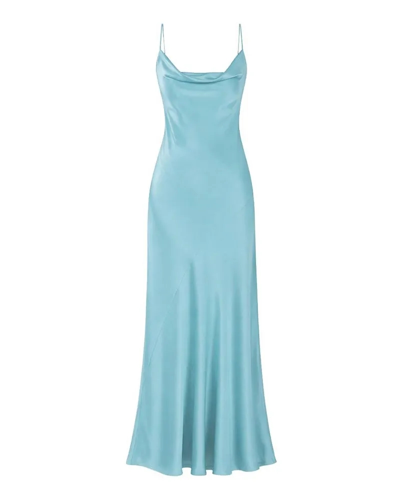 Pinko Knielanges Kleid - Blau Blau