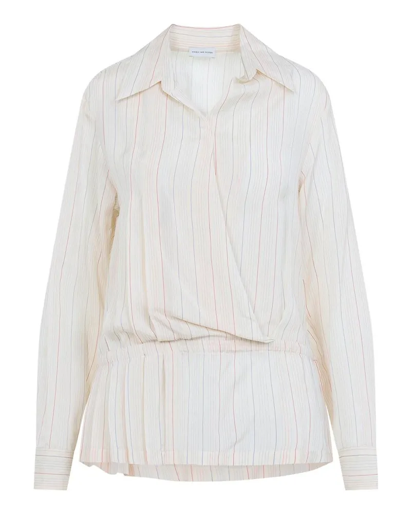 Dries van Noten Bluse - Creme Creme