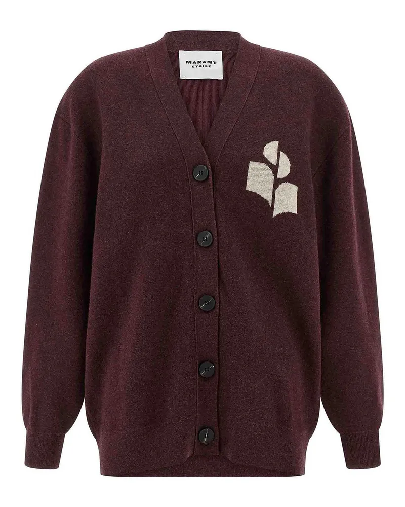 Étoile Isabel Marant Cardigan - Dunkelrot Dunkelrot