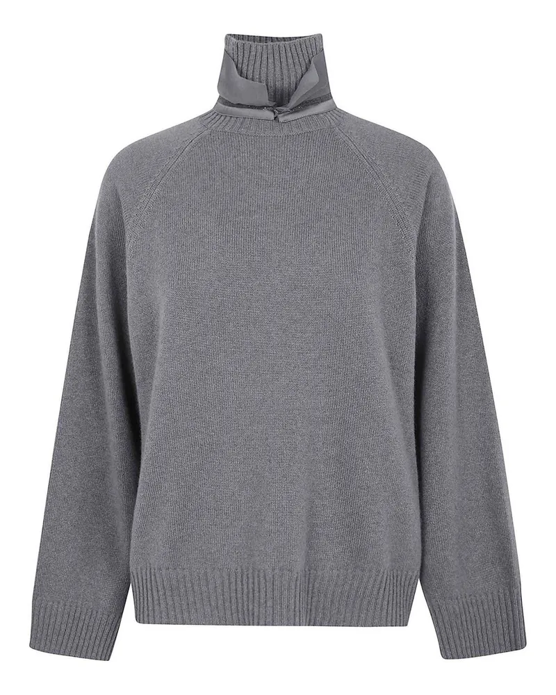 Brunello Cucinelli Rollkragenpullover - Grün Grün