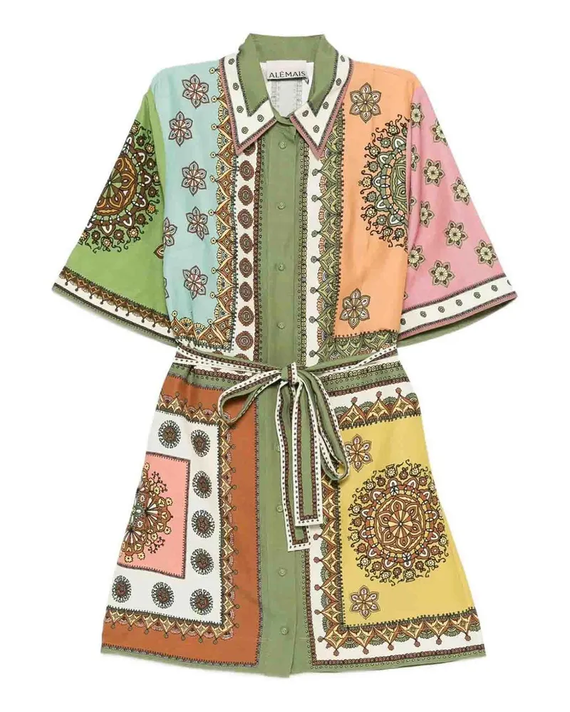 ALEMAIS Kurzes Kleid - Bunt Bunt