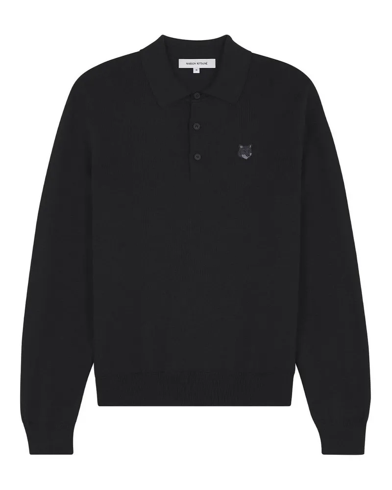 Kitsuné Poloshirt - Schwarz