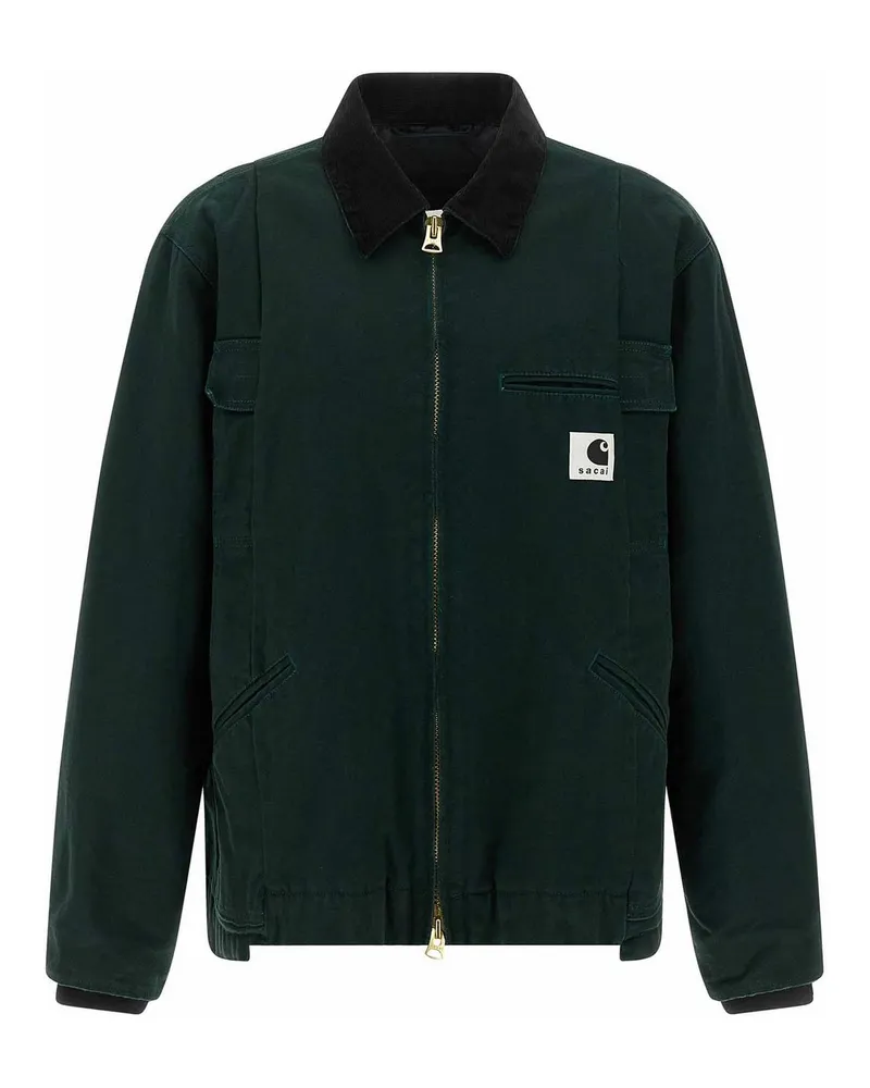 Sacai Casualjacke - Grün Grün