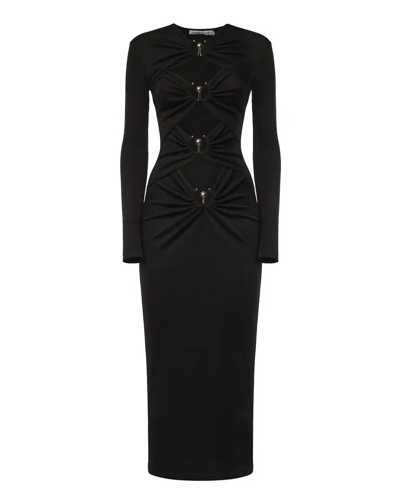 Christopher Esber Knielanges Kleid - Schwarz Schwarz