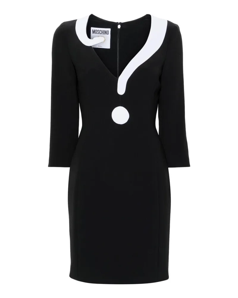 Moschino Kurzes Kleid - Schwarz Schwarz