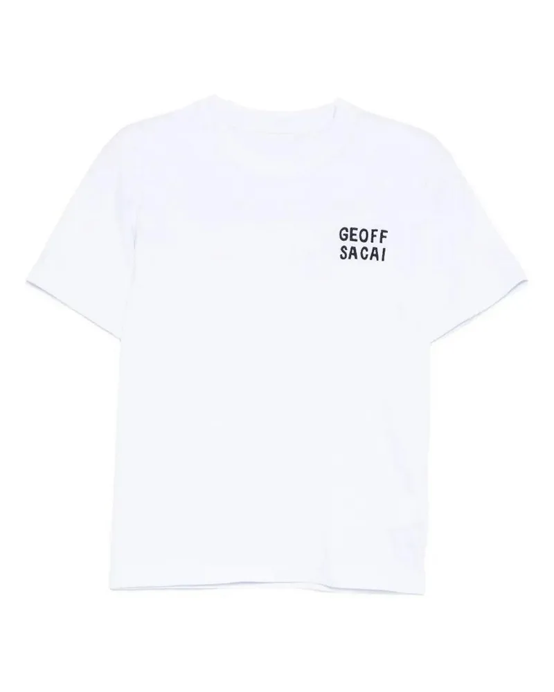 Sacai T-Shirt - Weiß Weiß
