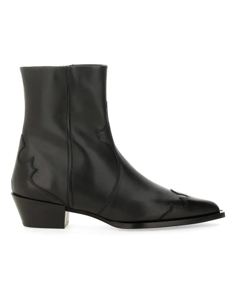 aeyde Stiefel - Schwarz Schwarz