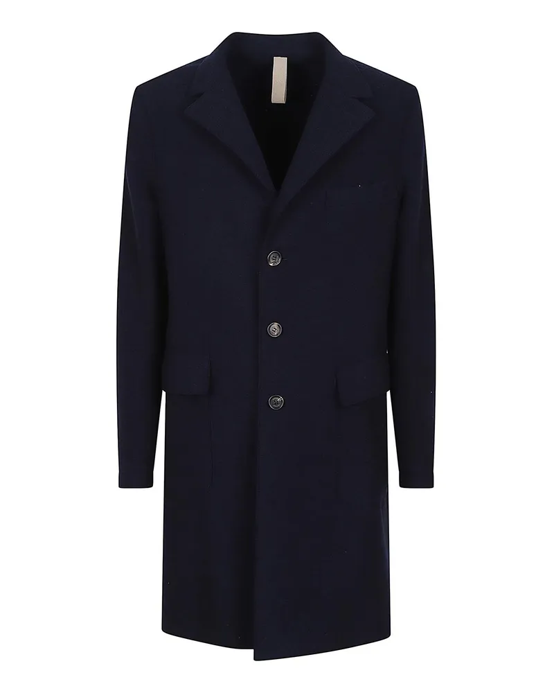 Eleventy Knielanger Mantel - Schwarz Schwarz