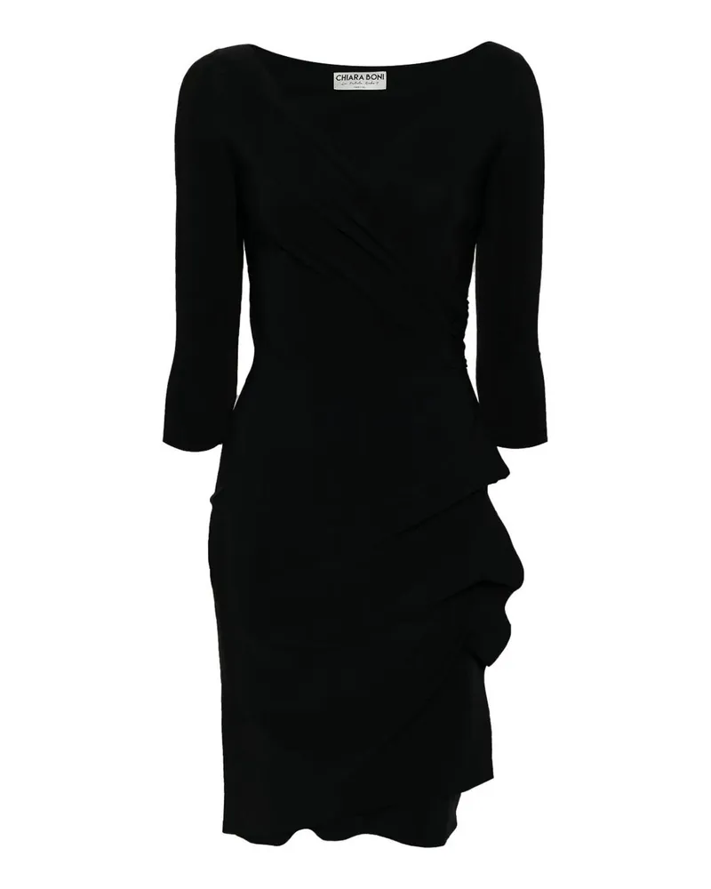 Chiara Boni Knielanges Kleid - Schwarz Schwarz