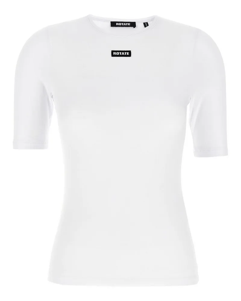 ROTATE Birger Christensen T-Shirt - Weiß Weiß