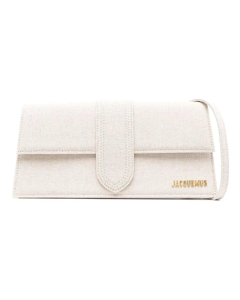 Jacquemus Schultertasche - Grau Weiß
