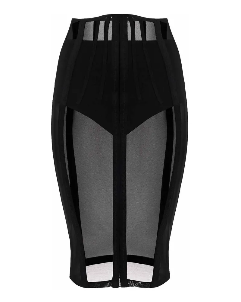 Elisabetta Franchi Midirock - Schwarz Schwarz