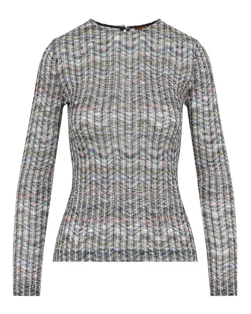 Missoni Rundhalspullover - Bunt Bunt
