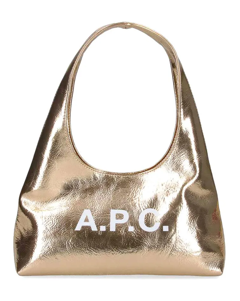 A.P.C. A. P.C. Schultertasche - Weiß Silber