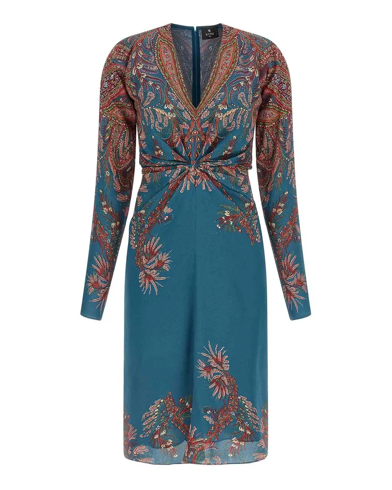 Etro Knielanges Kleid - Blau Blau