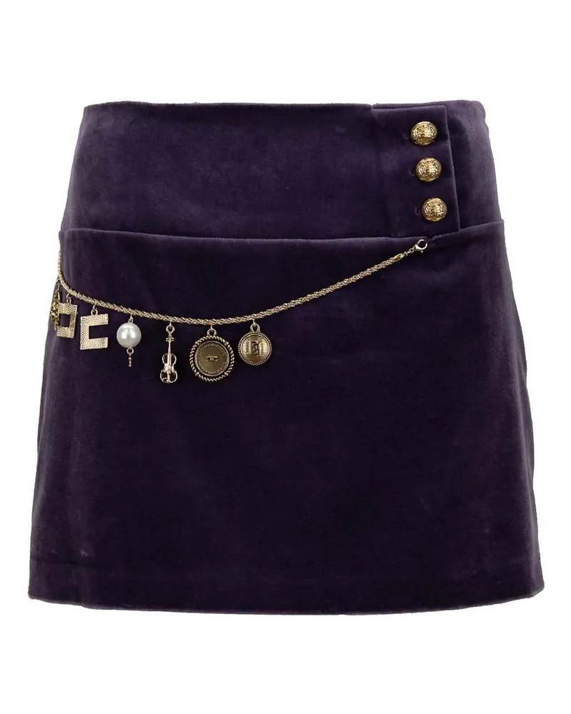 Elisabetta Franchi Minirock - Lila Lila