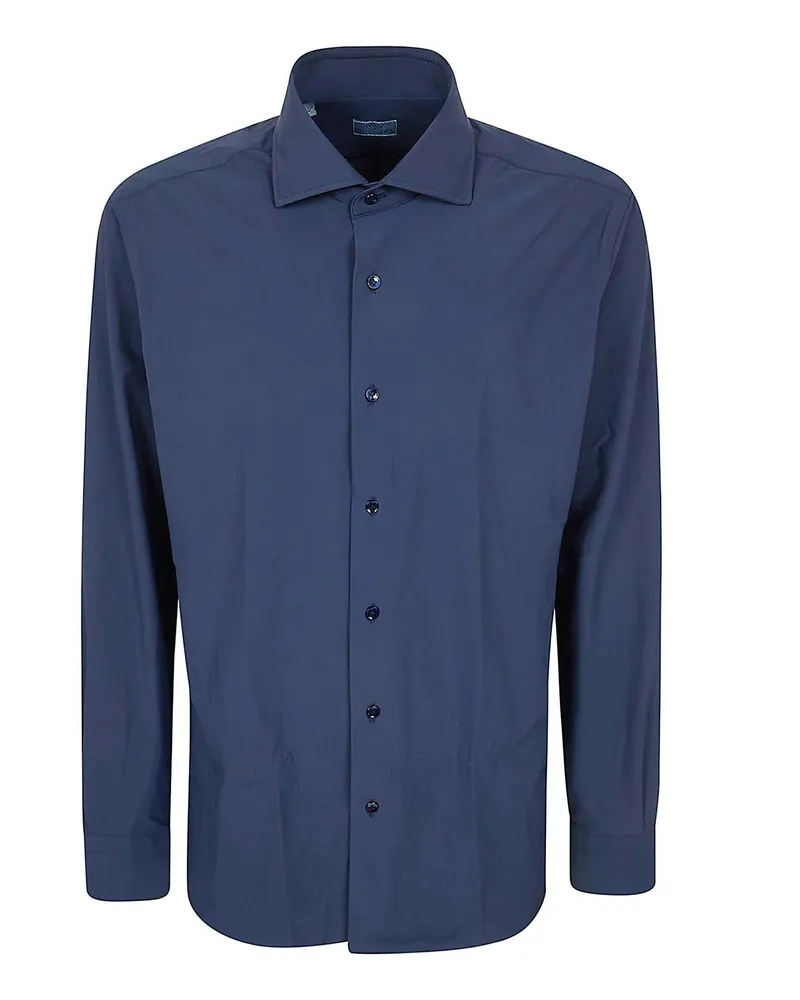 BARBA Hemd - Blau Blau