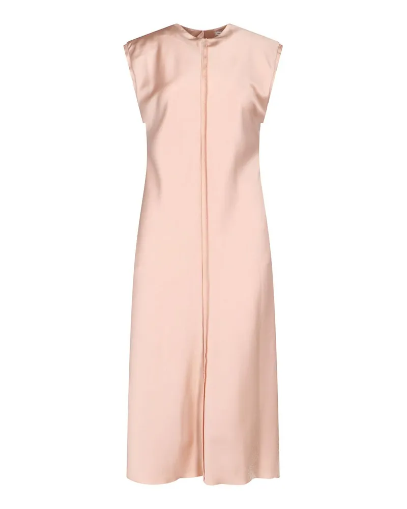 AMI Paris Knielanges Kleid - Nude Nude
