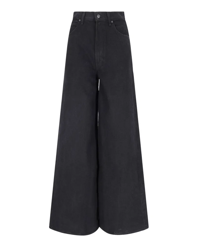 Mother Straight Leg Jeans - Schwarz Schwarz