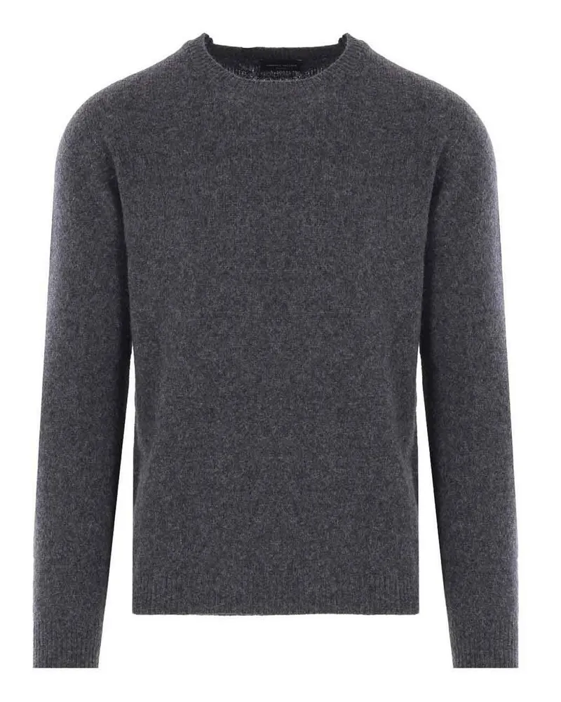 Roberto Collina Rundhalspullover - Grau Grau