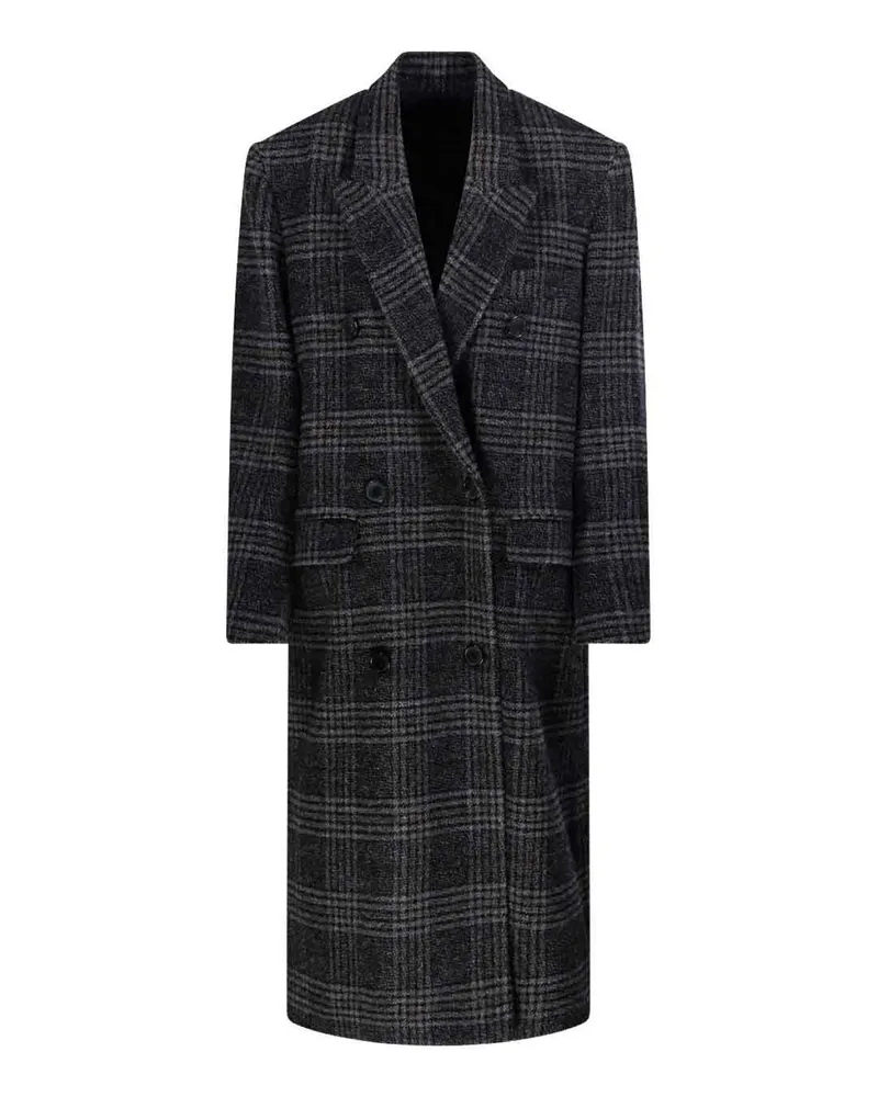 Étoile Isabel Marant Kurzer Mantel - Grau Grau