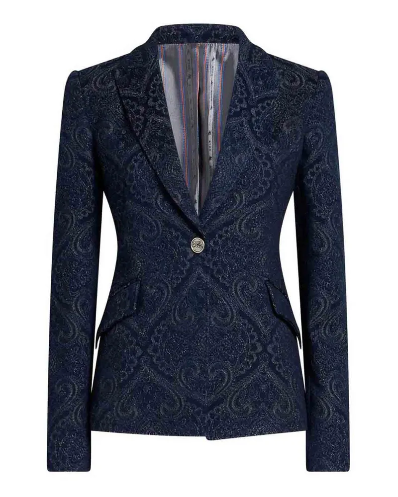 Etro Jeansjacke - Blau Blau