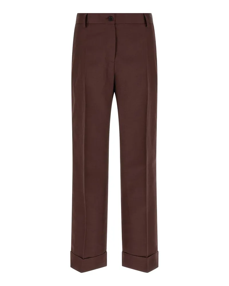 Alberto Biani Casual Hose - Braun Braun
