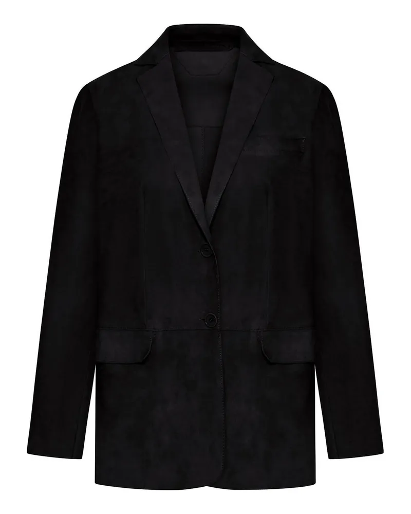 Salvatore Santoro Lederjacke - Schwarz Schwarz