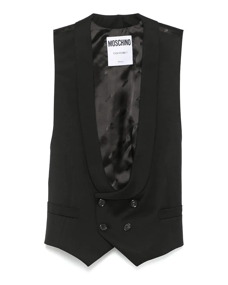 Moschino Weste - Schwarz Schwarz