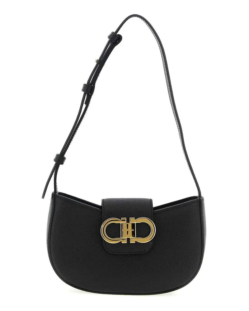 Ferragamo Schultertasche - Schwarz Schwarz